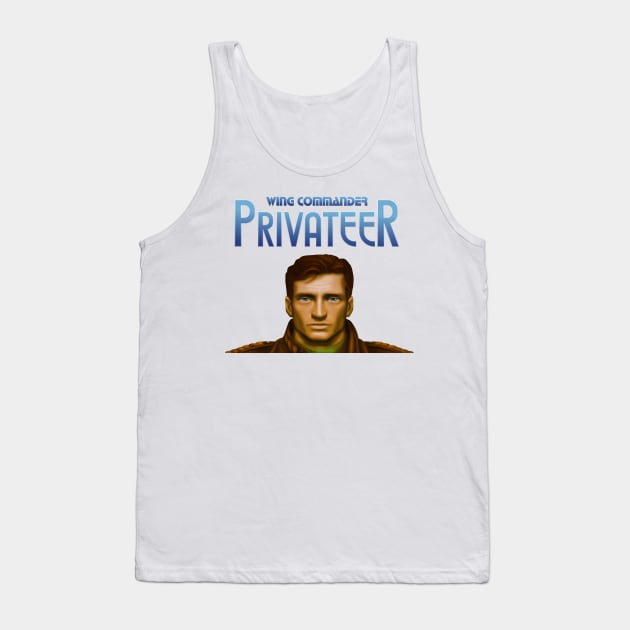 Wing Commander Privateer Tank Top by Retro8Bit Fashion Store